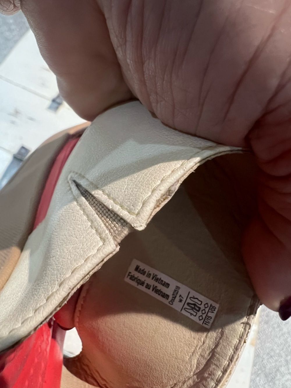 CROCS Coral Slide Sandals with Floral and Light Gray Straps - Picture 6 of 12